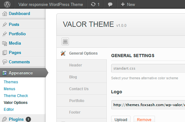 Valor responsive WordPress Theme - 7