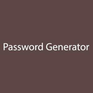 Password-and-Serial-Key-Generator